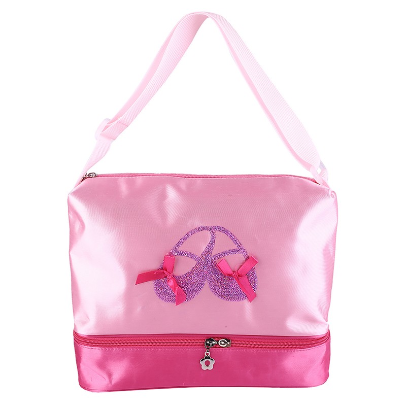 Girls Ballet Handbag Child Ballerina Kids Ballet Sequined Dance Shoulder