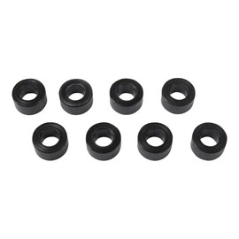 Top Line TP-5230 Black Delrin Spacer for M3.0, Thickness: 0.1 inches (3.0 mm), Pack of 8