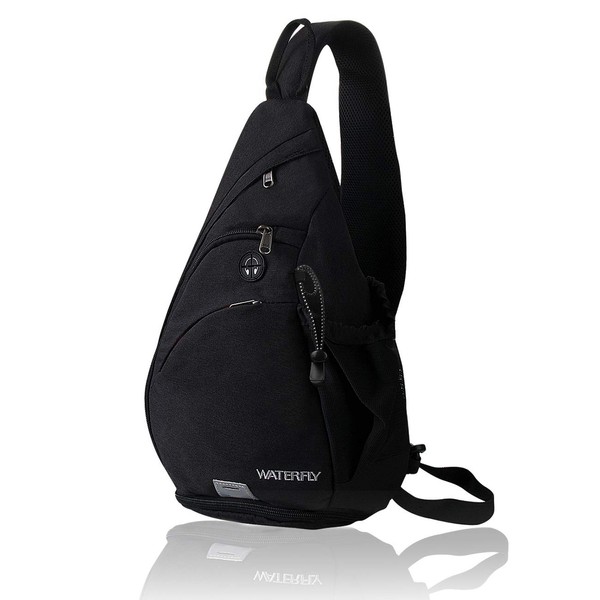 Waterfly Sling Backpack Sling Bag Large Crossbody Daypack Casual Backpack Chest Bag Rucksack