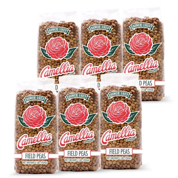 Camellia Brand Dried Field Peas, 1 Pound (Pack of 6)