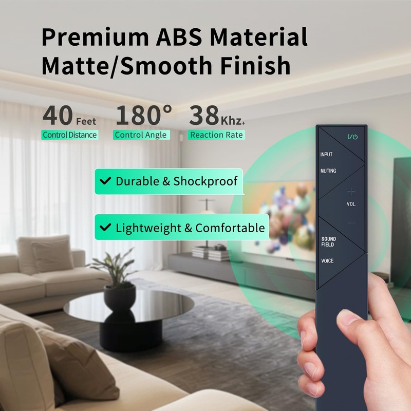 RM-ANU207 Replacement Remote fit for Sony Audio Video Receiver HT-XT1