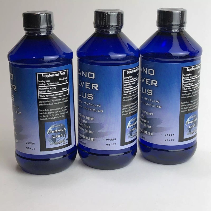 Trionics Labs 3x Nano Silver Plus Engineered Metallic Nano Silver