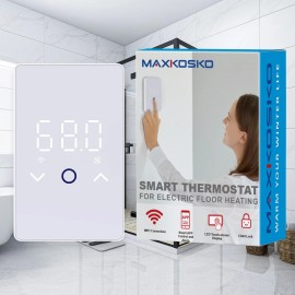MAXKOSKO WiFi Smart Thermostat for Electric Floor Warming System