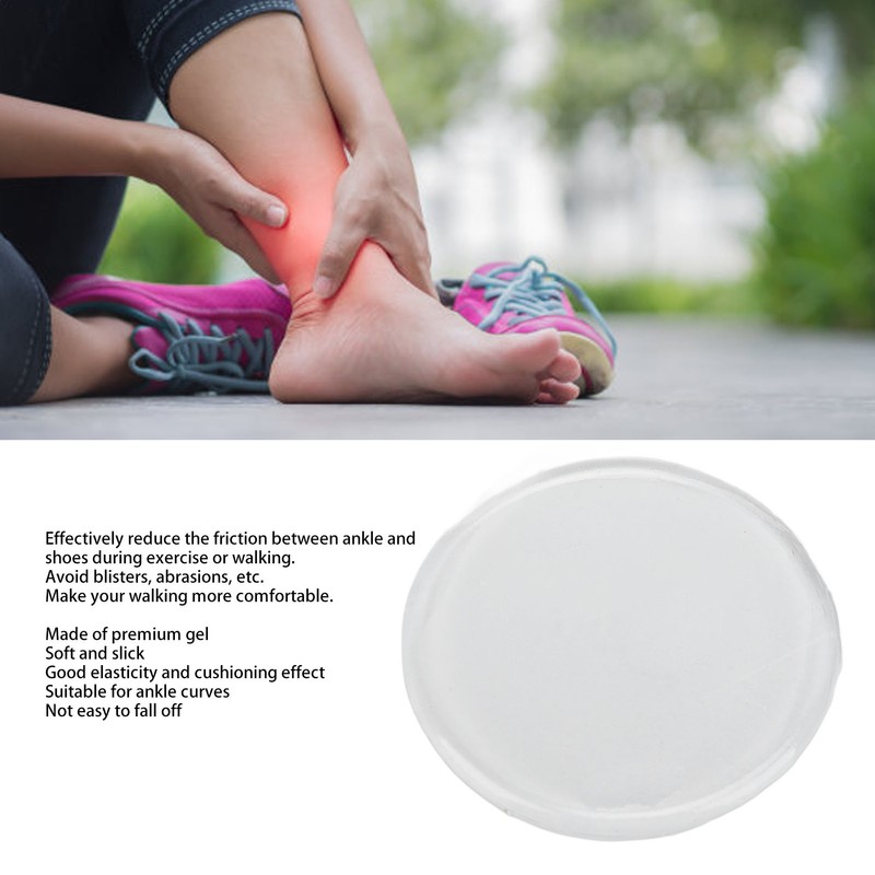 2pcs Ankle Knee Joint Gel Pads Anti Friction Anti Skin