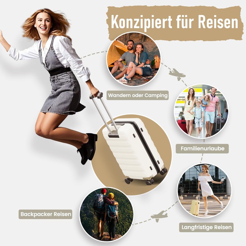 8-Piece Compression Packing Cubes, Suitcase Organiser, Compression Packing Cube, Packing