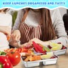 Teenyyou 12 Pcs Stainless Steel Bento Box 30 oz Metal