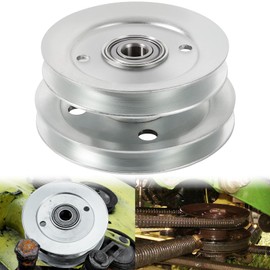 yourour AM133924 Double Deck Drive Belt Tightener Pulley Fits for LX280 LX288 LX289 GX255 GX325 GX345 GX355 48In & 54In Deck