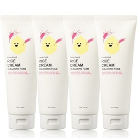 Rice Cream Cleansing Foam 220ml x 4 / 라이스 크림 클렌징 폼 220ml 4개