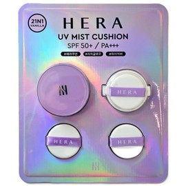 Hera UV Mist Cushion 21N1 Vanilla (15g original + 15g refill + 2 puffs) / 헤라 UV 미스트 쿠션 21N1 바닐라 (15g 본품 + 15g 리필 + 퍼프 2개)