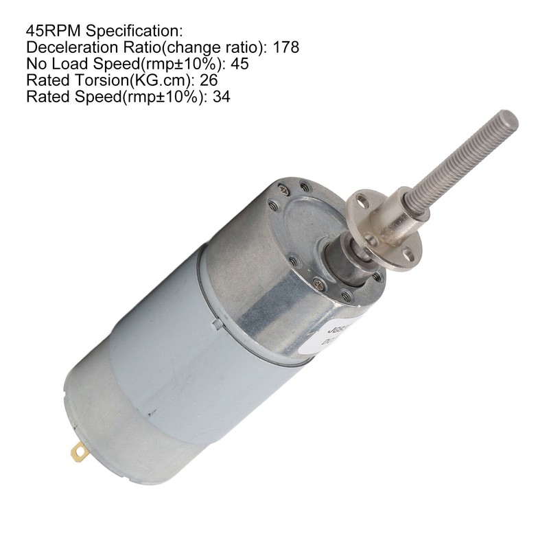 DC Gear Motor Micro High Torsion Speed Reduction Turbine Self