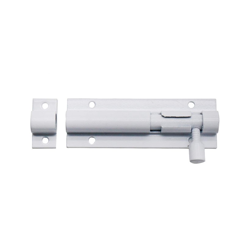 LC LICTOP White Aluminum Alloy Slide Bolt Latch Door Barrel