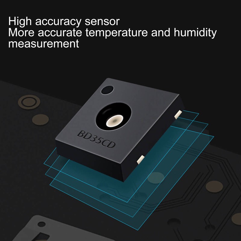 Bluetooth Thermometer Hygrometer High Sensitivity Temperature Humidity Monitor for Home