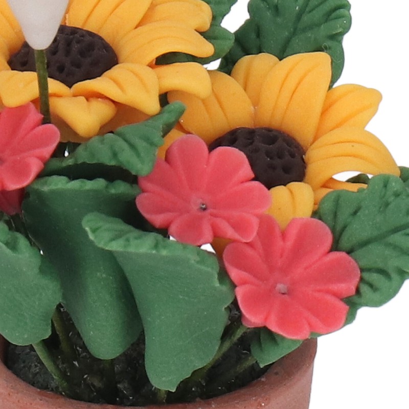 1:12 Miniature Dollhouse Plants Hand Crafted High Simulation Mini Potted