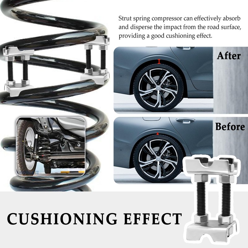 4PCS Coil Spring Spacer,2 Way Adjustable Coil Spring Compressor Tool