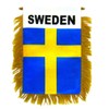 Sweden Mini Banner - International Country Pride Car Display