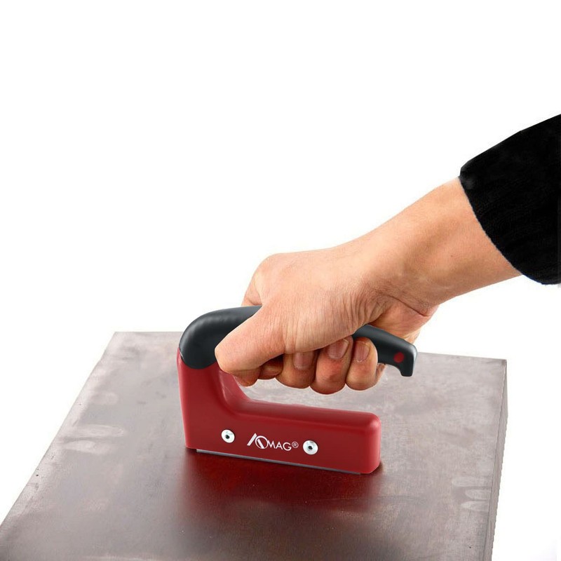 Rubber Handle Magnet 160Lbs | Strong Powerful Magnet with Handle