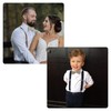WELROG Classic Tied Bow Tie Kids & Men'Formal Solid Tuxedo