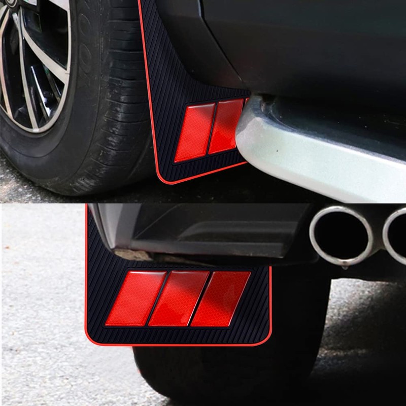 UpAuto Car Mud Flaps Screw and Clips Universal Rubber Mudguard