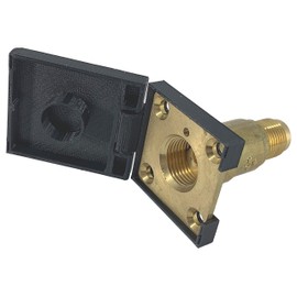 eXODA LPG Autogas Fuel Cap Square for HK Plate Black M22 with Hinge