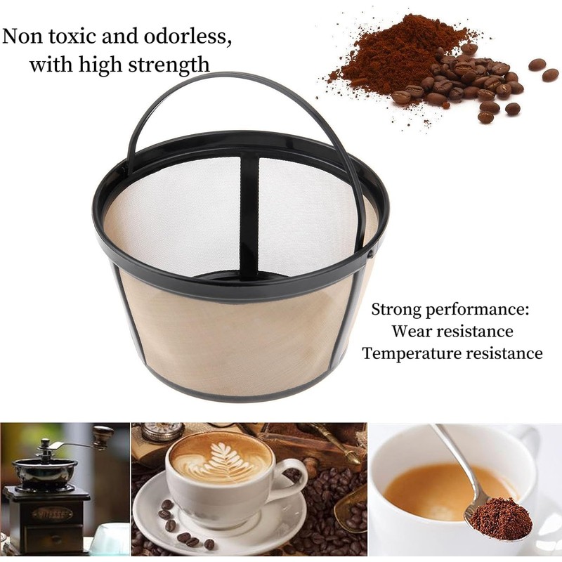 Coffee Filter Universal Permanent Basket-Style Coffee Filters Reusable Coffee Mesh