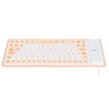 Silicone Keyboard Fully Sealed Design Lightweight Portable Silent Soft Comfortable