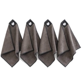 Remooble 4 Pack Magnetic Microfiber Cleaning Cloth Dry Erasers for Whiteboards - Towel Hangs on Metal Edged White Boards, Glassboards, and Blackboards Washable - 10'' X 10''