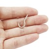 Bonsicoky 120 Pcs 5/8 Inch Screw Hooks, Nickel Plated Metal