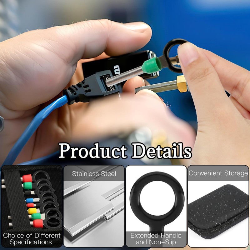 59 Piece Terminal Ejector Kit for Car, Pin Tool Car