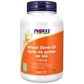 NOW NOW Wheat Germ Oil Softgels, 100 Count