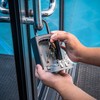 Barska Security Key Safe Lock Box with Combination Lock with