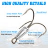 Snagging Hooks Weighted Treble Hooks, 5pcs Weighted Fishing Hooks Large