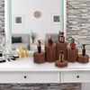 BELLE VOUS Wooden Hexagon Display Risers (6 Pack) - Wood