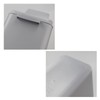 Mayish 20 L Plastic Trash Can, Grey Plastic Swing Top