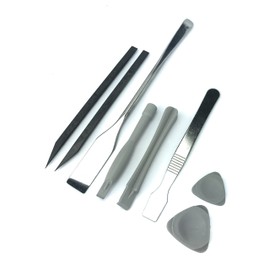 Silverhill Tools ATKPK1 8Piece Professional Opening Pry Tool Repair Kit with Non-Marking Plastic Spudgers & Metal Pry Bars É