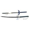 Single Clear Acrylic Sword Stand, Individual Units for displaying Angled