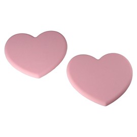 1pc Silicone Placemat, Pink, Silicone Heart-Shaped Mat, Heat Resistant Pot Holders, Multipurpose Non-Slip Kitchen Hot Pads for Countertops & Tables, Hot Dishes, Cookware, 6.1 * 6.69in