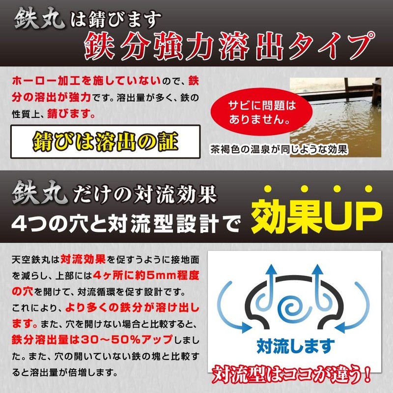 Tenku Iron Round Convection Type, Strong Iron Elution Type [Maru]