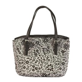 White Dove Designs Bible Cover-Wedge Shape-Books of The Bible-Jacquard-X Large-Grey Floral