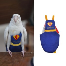 MANON ROSA Bird Man Diaper Flight Suite Liners - Waterproof and Protective Nappy for Macaw African Budgies Lovebird Cockatiel (Medium)