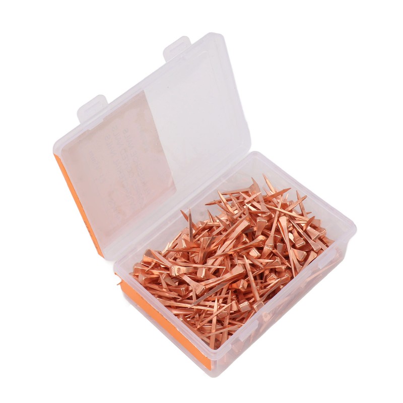 250Pcs Horseshoe Nails Copper Plated Rustproof Equestrian Riding Equipment Pet