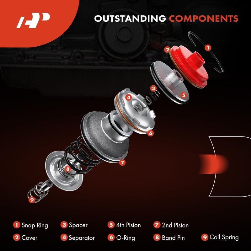 A-Premium High Performance Corvette Servo Piston Assembly with Cover &