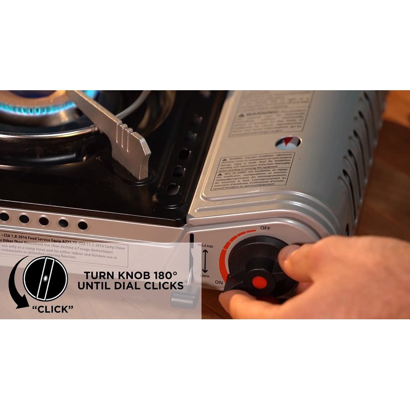 Chef Master 12,000 BTU Portable Butane Stove - Gas Burner