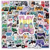 100PCS Small Sized Gamepad Stickers, Cool Classic Game Remote Control