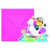 Universal Despicable Me Fluffy Invitations & Envelopes 6Ct