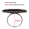 JiePai Suction Soap Dish Oil Rubbed Bronze,Super Powerful Vacuum Suction