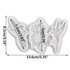TAOXIBEI Hummingbird Polymer Clay Mold Bird Clay Molds Flower Silicone