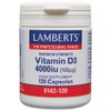 Lamberts Vitamin D3 4000iu (100ug) Maximum Strength 120 Capsules