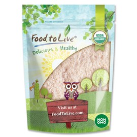 Food to Live Organic Red Lentil Flour, 5 Pounds – Non-GMO, Finely Ground, Pure, Raw, Vegan, Keto, Bulk, Baking Flour for Pizza, Pasta and Lasagna