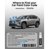 EVOOOR 1F7 Classic Silver Metallic Touch Up Paint Compatible with