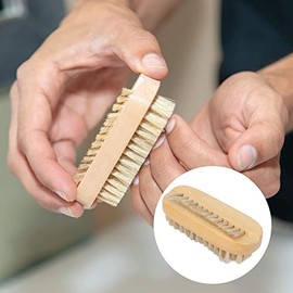 Cepillo de Uñas, Cepillos de Limpieza para Fregar a Mano, Cepillo de Uñas Cepillo de Uñas Multifuncional de Madera de Doble Cara para Hombres, Mujeres, Manicura, Pedicura, Mujeres, Niños,